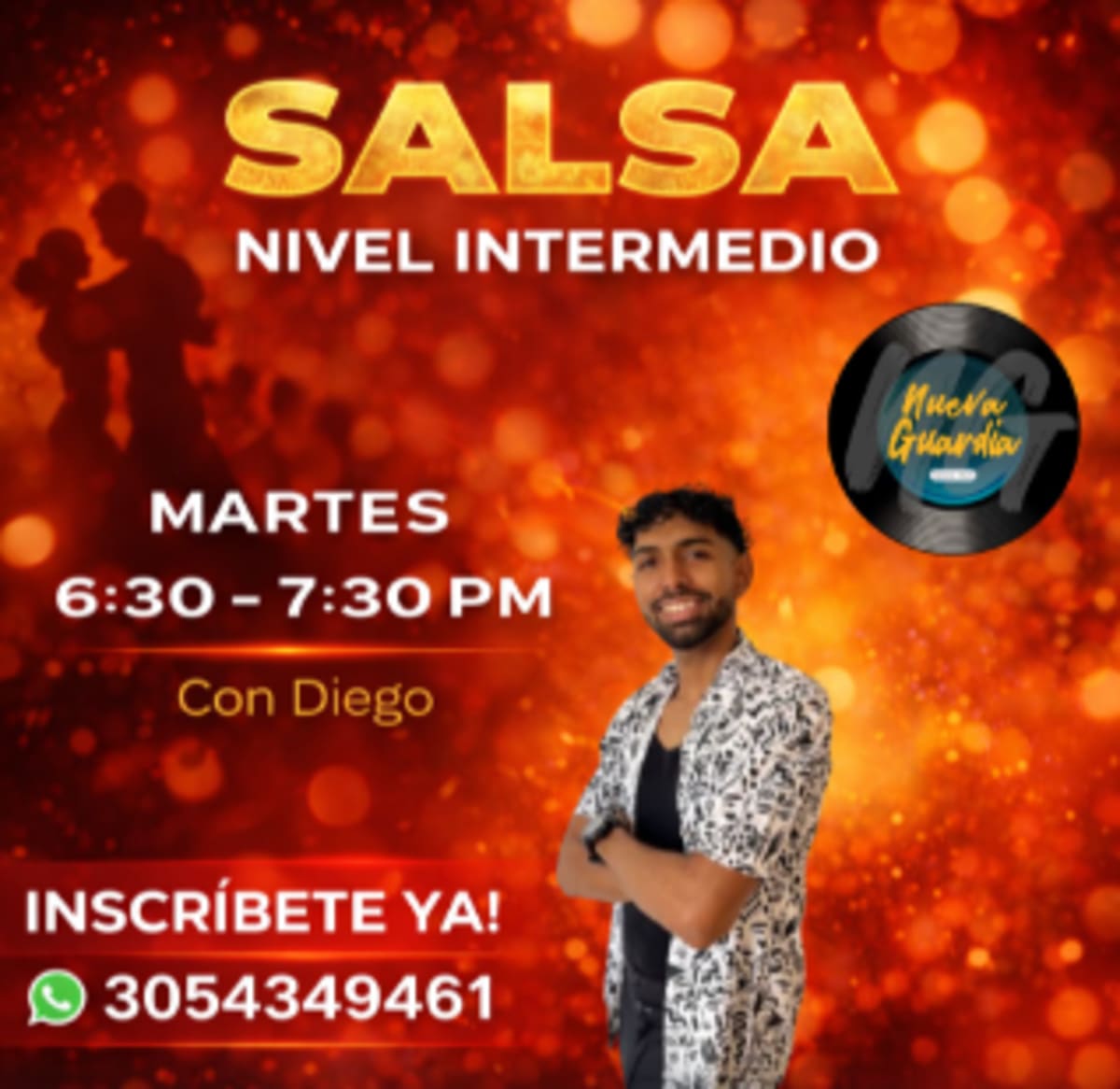 Intermediate Salsa Class with Diego
