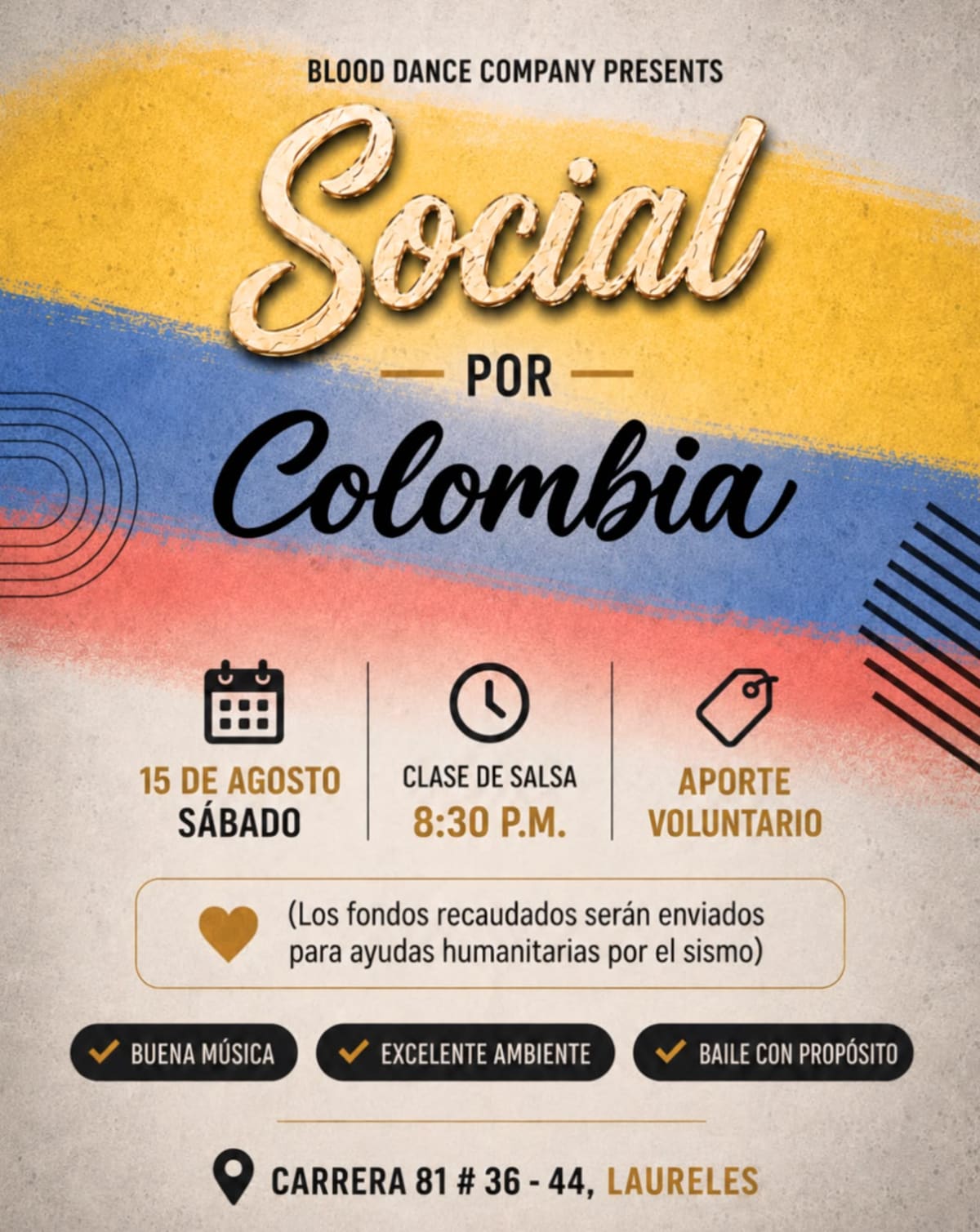 Social por Colombia — Blood Dance Company