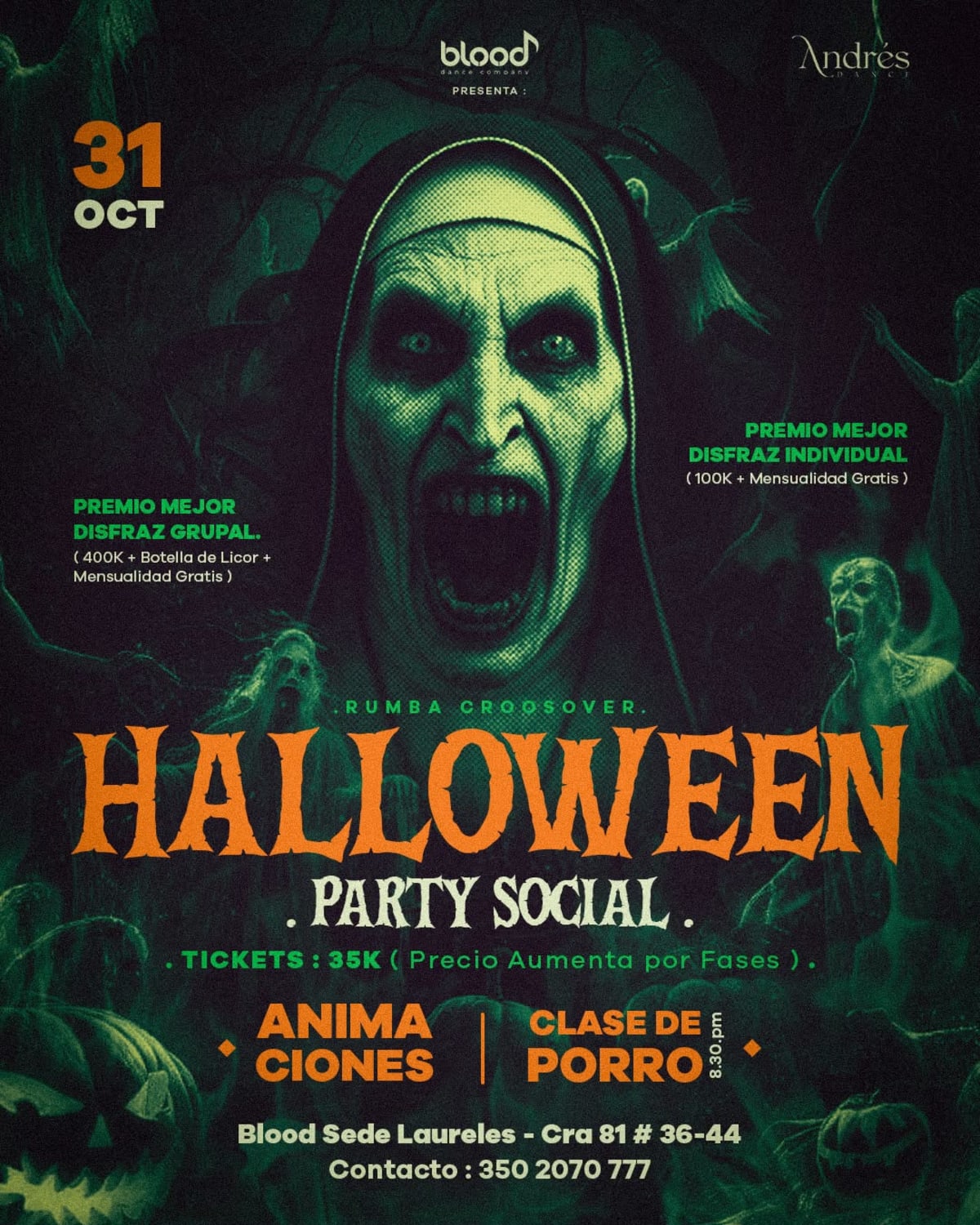 Blood Dance Company Vol 2026 - Halloween Party Social