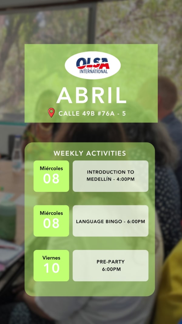 OLSA International Weekly Activities