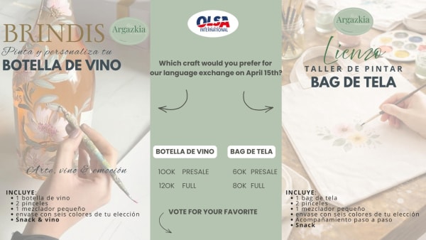 OLSA International Language Exchange - Craft Activity
