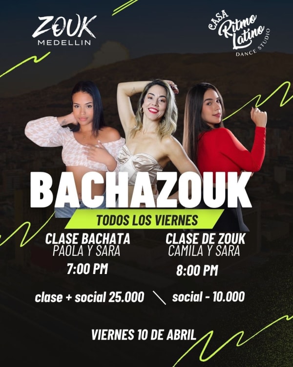 Bachata & Zouk Night - Dance Classes & Social