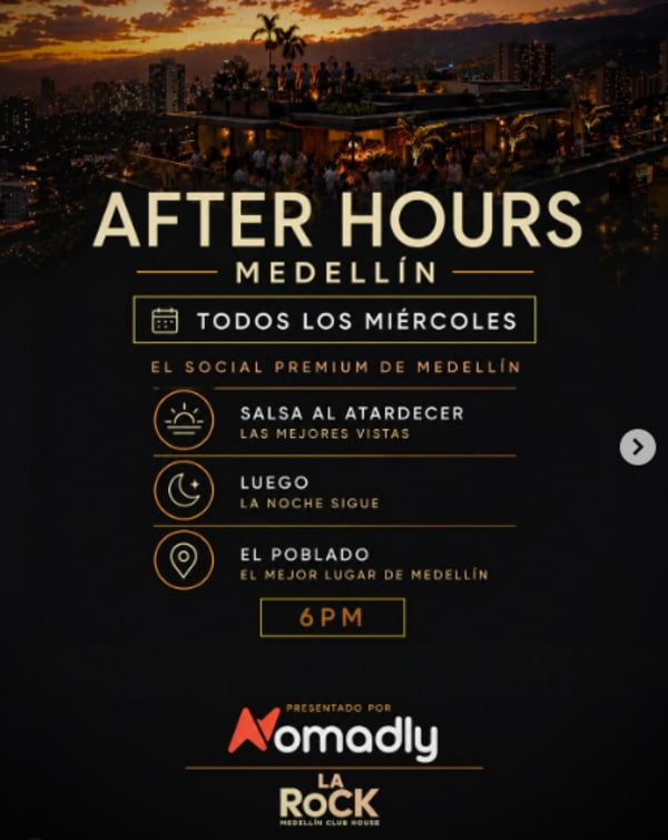 Social Premium Experience - Medellín Social Club & Nomadly