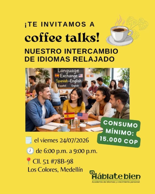 Coffee Talks! – Relaxed Language Exchange