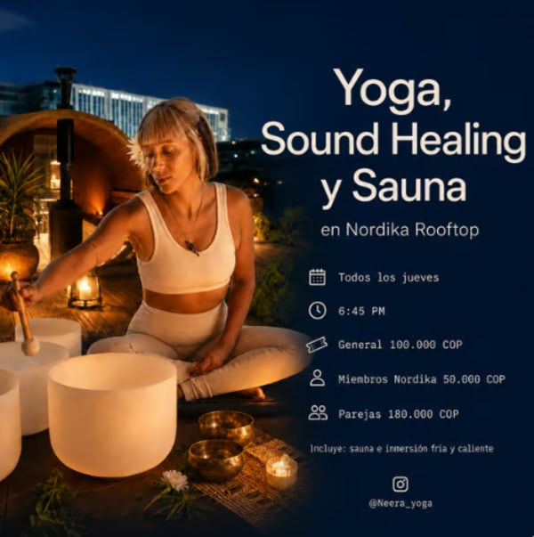 Yoga, Sound Healing & Sauna at Nordika Rooftop