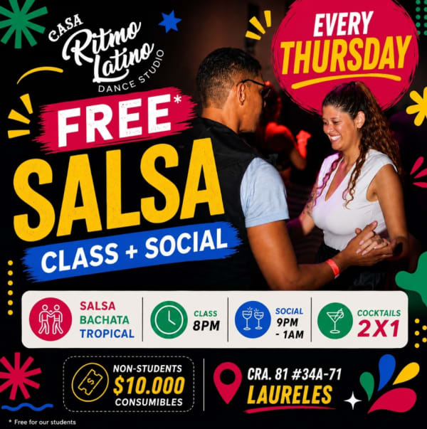 Casa Ritmo Latino – Free Salsa Class + Social