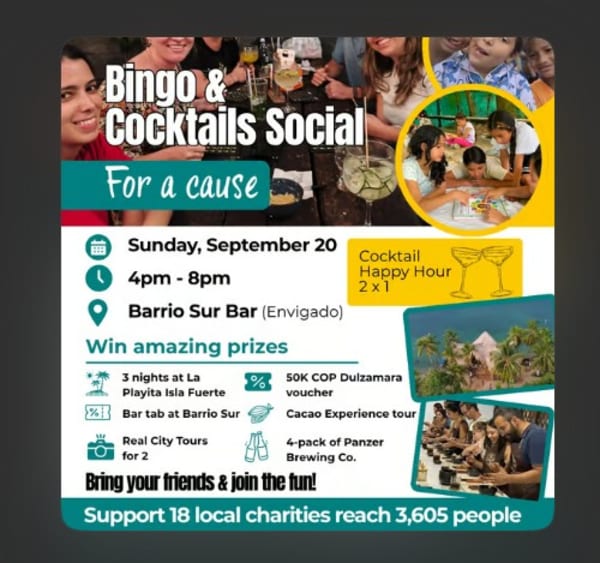 Bingo, cocktails & impact