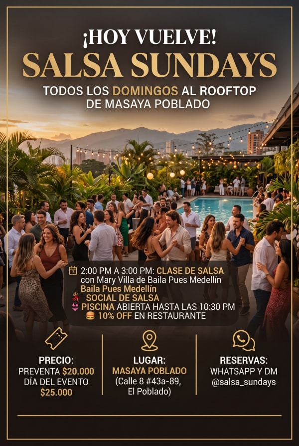 Salsa Sundays at Masaya Rooftop