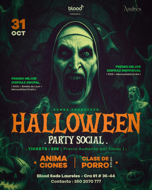 Blood Dance Company Vol 2026 - Halloween Party Social