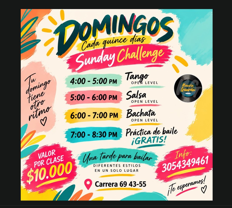 Sunday Challenge - Dance Classes