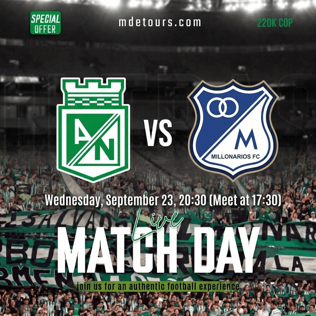 Atlético Nacional vs Millonarios - Bogotá vs Medellín Football Match