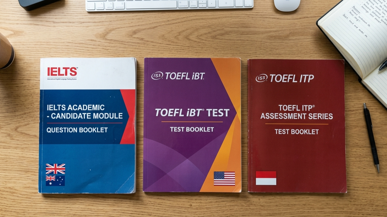 IELTS, TOEFL ITP, atau TOEFL iBT — Ambil yang Mana?