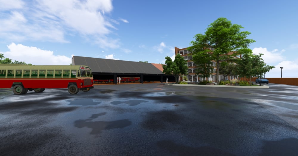 Cherpulasseri Bus Terminal - Urban Design