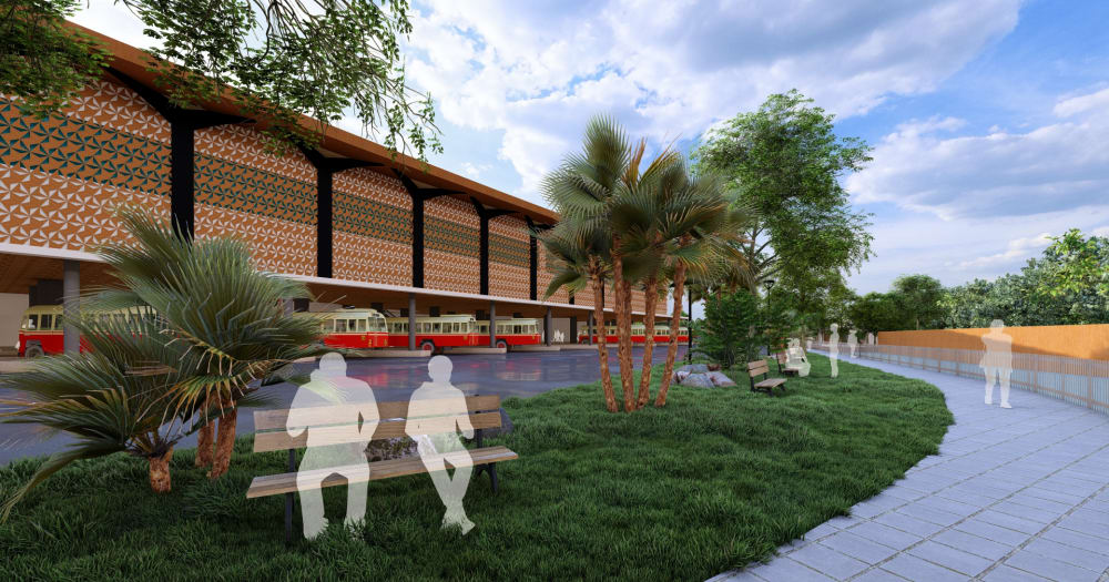 Cherpulasseri Bus Terminal - Urban Design