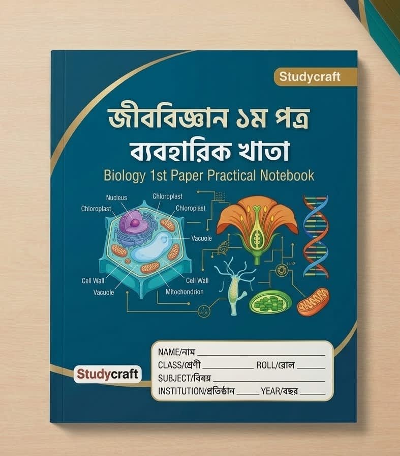 HSC Biology 1st Paper Readymade Practical Khata (Drawing & Writing) - Image 1