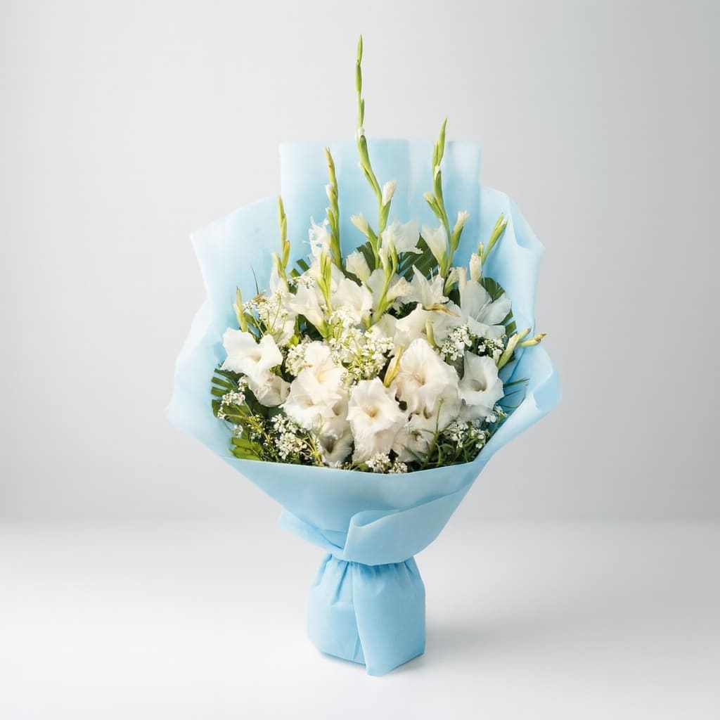 White Gladiolus Wrap