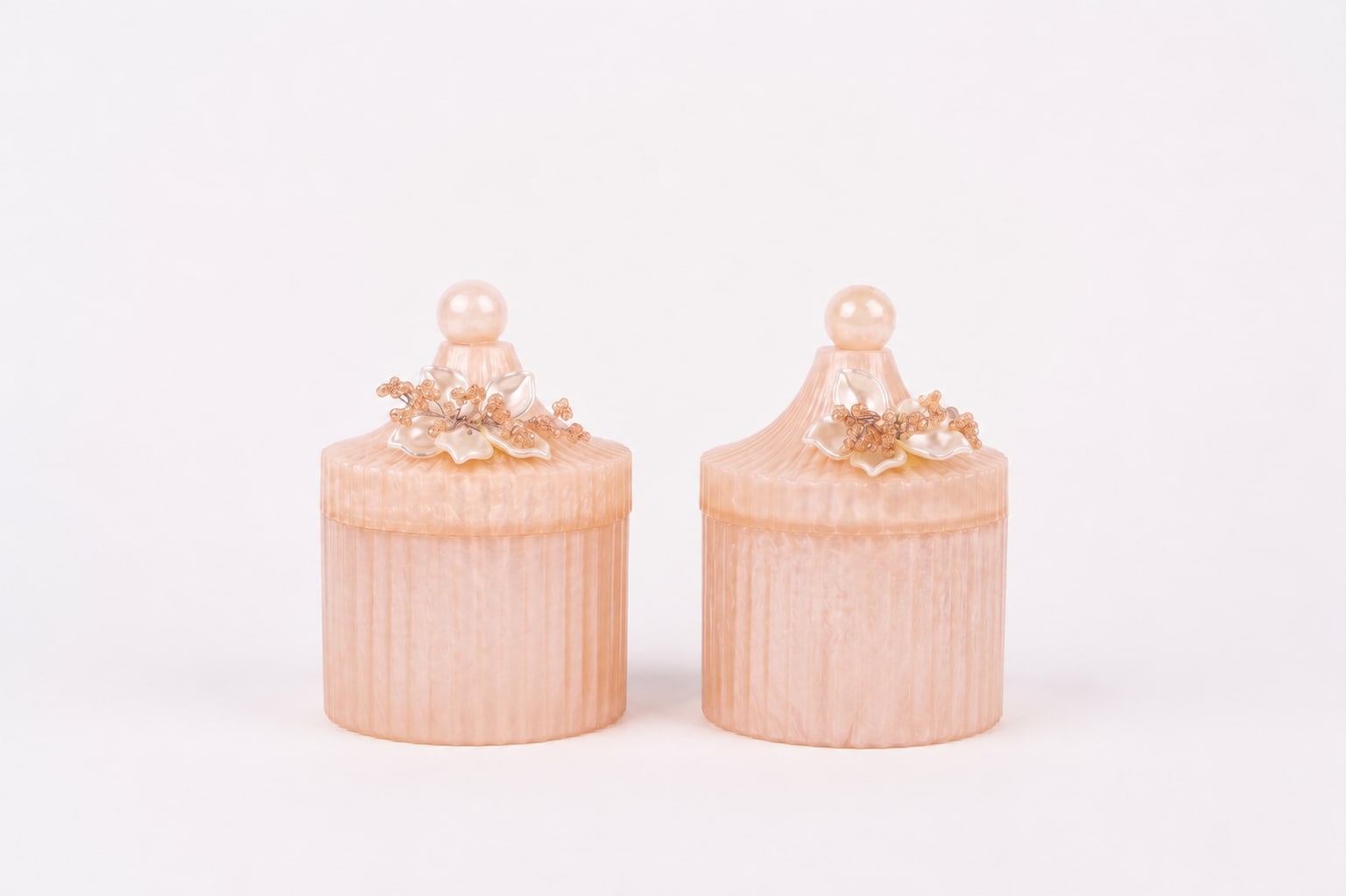 Resin Dry Fruit Jar Tray Set