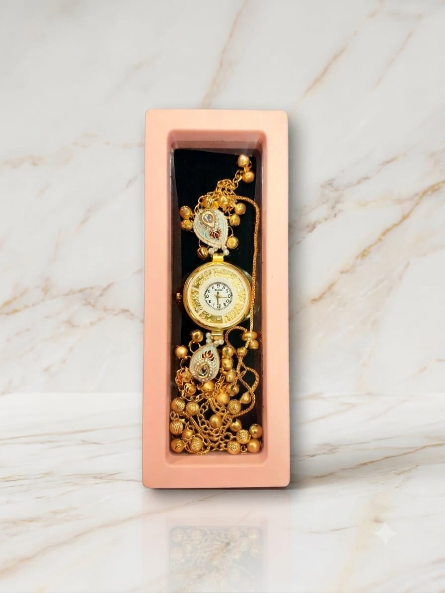 Golden Watch Lumba Rakhi