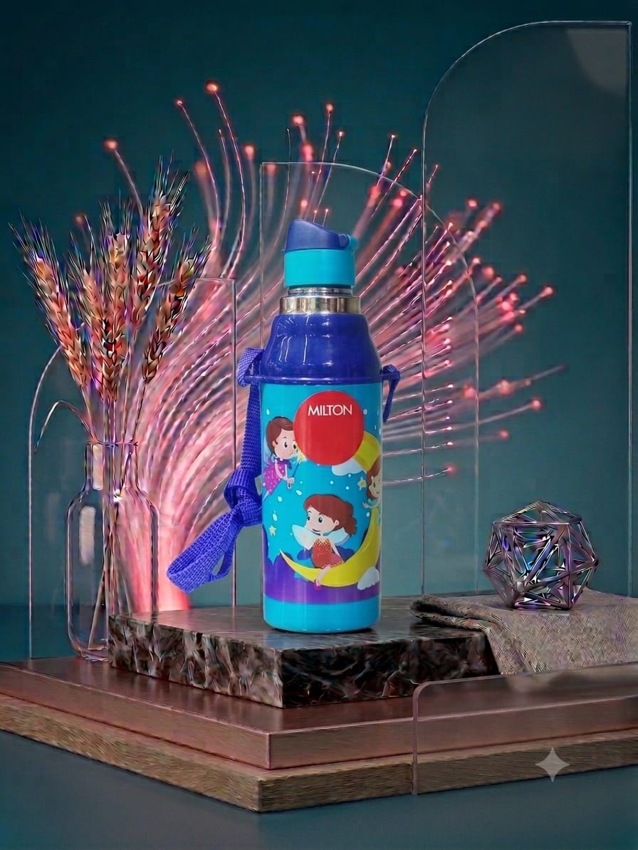 Milton Kool Steelight 400 Kids Insulated Water Bottle – Fairy Moon Edition (400 ml)