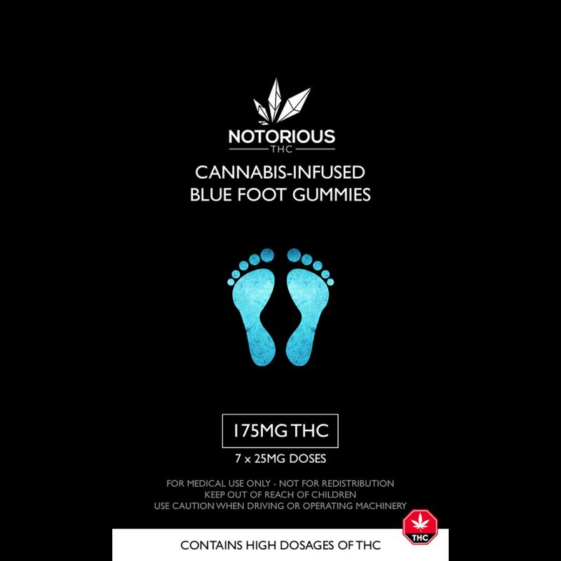 Notorious THC Blue Foot (175MG THC)