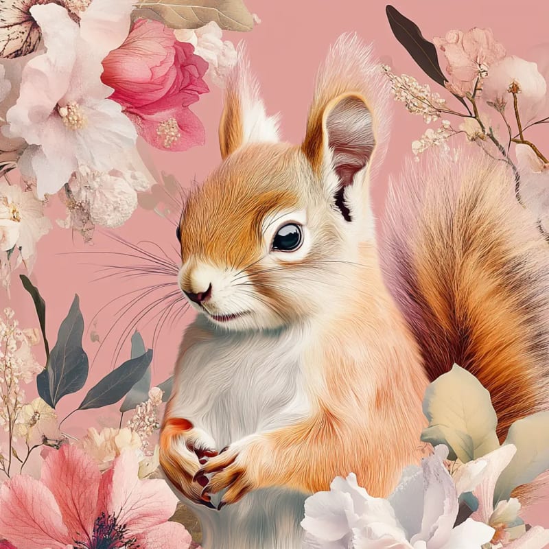 Floral Animals 10