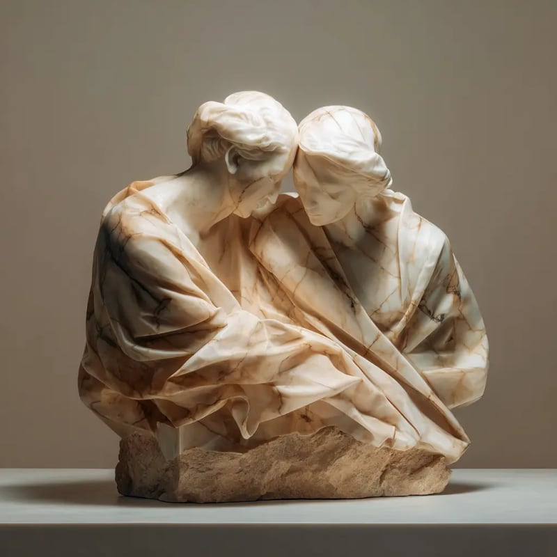 Baroque Marble Sculptures 3