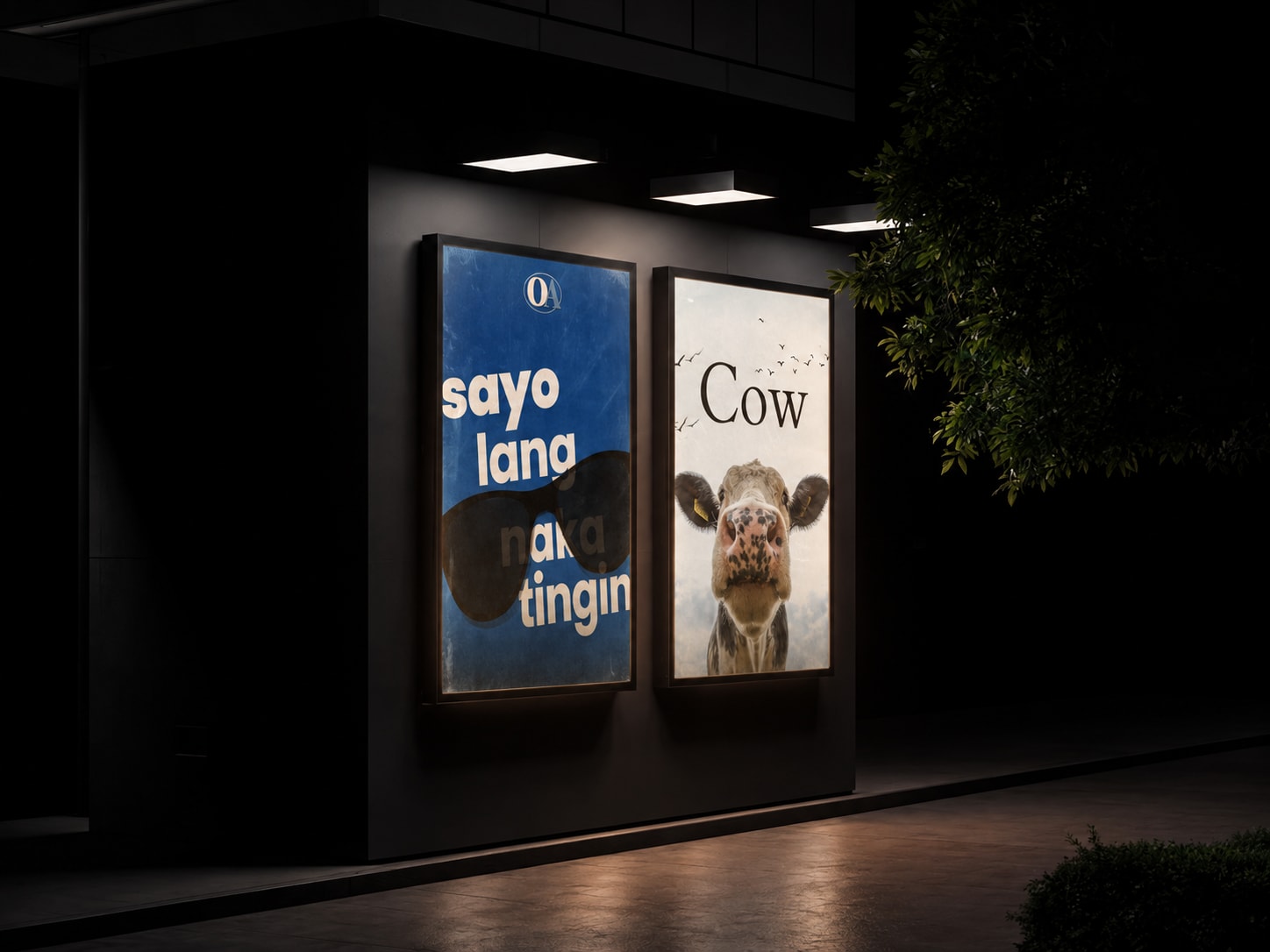 Personal graphic design experiments with typography, images, and color — gallery image 1