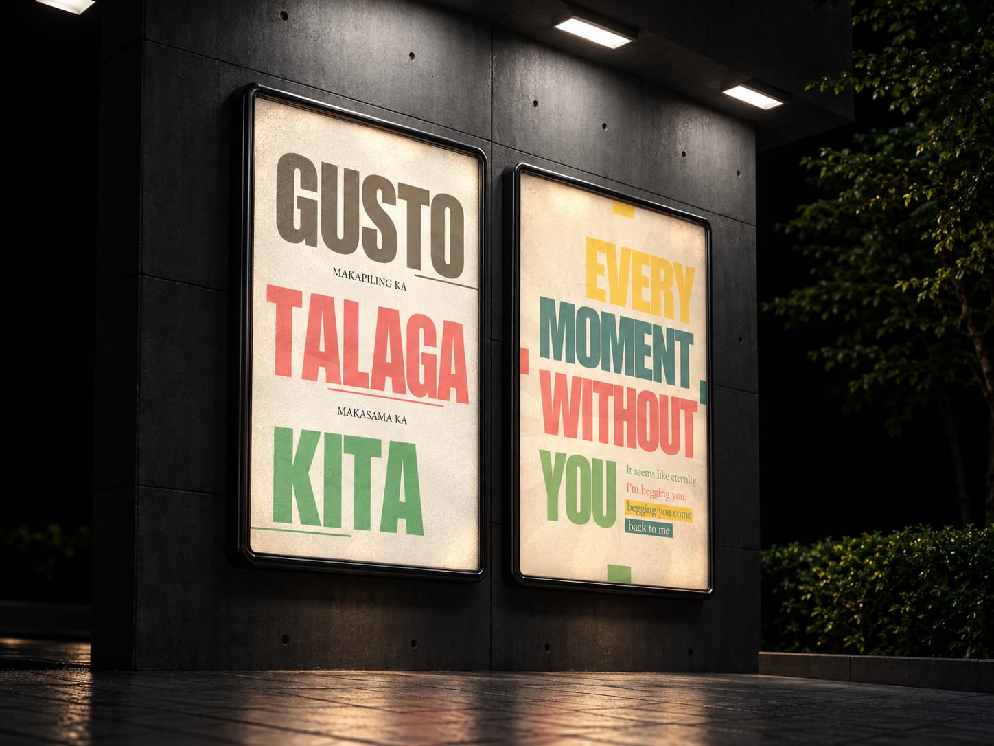 Personal graphic design experiments with typography, images, and color — gallery image 2