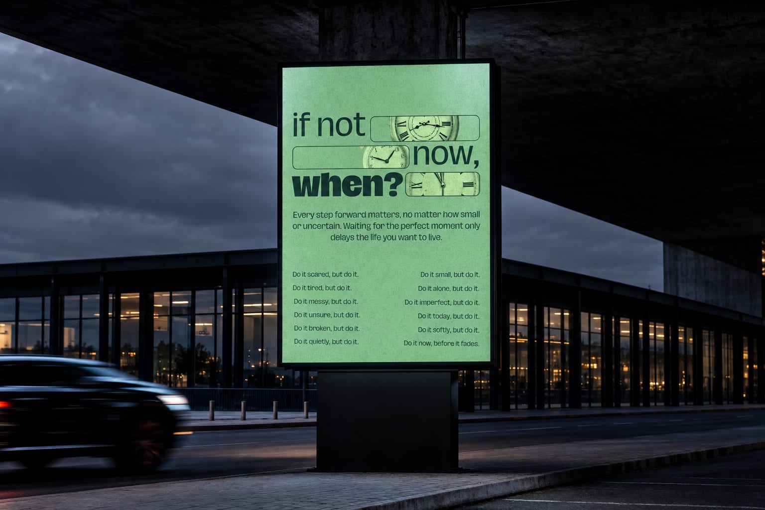 Personal graphic design experiments with typography, images, and color — gallery image 6