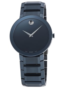 Movado Strato Blue Dial Blue Steel Men's Watch 0607555