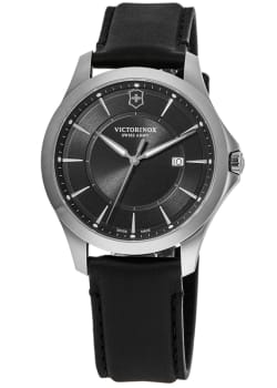 Victorinox Swiss Army Heritage Quartz Black Dial Leather Victorinox Swiss Army Heritage Quartz Black Dial Leather