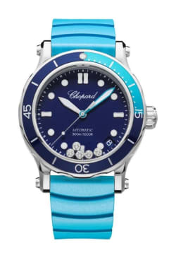 Chopard Happy Sport Oval 7 Floating Diamonds Women's Watch 278546
