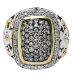Gucci Ouroboros Gemstone Kingsnake 18kt Yellow Gold 1/4ctw Gucci Ouroboros Gemstone Kingsnake 18kt Yellow Gold 1/4ctw