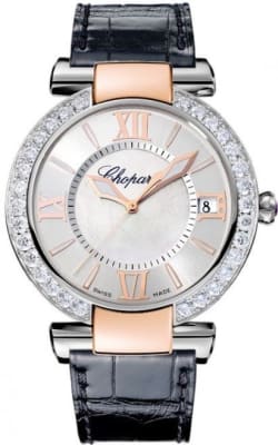 Chopard Happy Sport Square Medium White Diamond Dial Rose Chopard Happy Sport Square Medium White Diamond Dial Rose