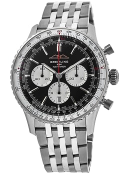 Breitling Chronomat B01 42 Frecce Tricolor Limited Edition Blue Dial Steel  Men's Watch AB01344A1C1A1