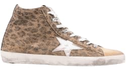 Golden Goose Purestar Silver Crystal Star Women's Sneakers