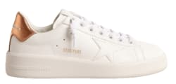 スニーカー GOLDEN Women Sneakers GWF00102 F002182 10803 WHITE ICE Golden Goose Superstar Ice-Grey Suede Star and Brown Heel