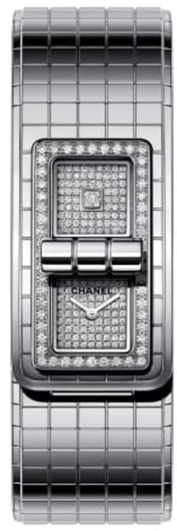 Chanel J12 Black Dial Diamond Black Ceramic Strap Women's Watch H6419