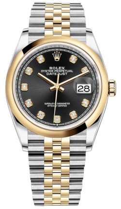 Rolex Datejust 36 watch: Oystersteel and yellow gold - m126233-0021