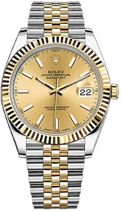 Rolex Datejust 41 watch: Oystersteel and yellow gold - m126333-0014