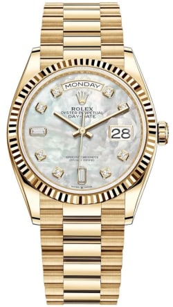 Rolex Datejust 31 watch: 18 kt yellow gold - m278288rbr-0005