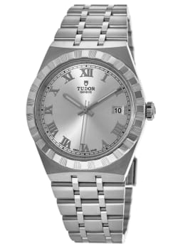 Tudor Style 41mm Burgundy Dial Stainless Steel Unisex Watch M12700 