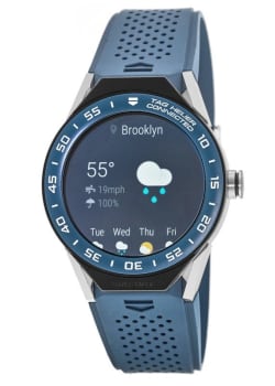 tag heuer sbf8a800111ft6076 connected modular 45 titanium watch