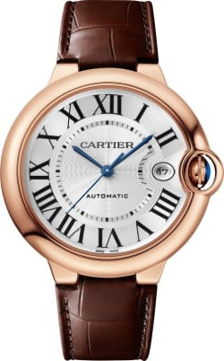 CRWGTA0046 - Tank Américaine watch - Medium model, automatic movement, rose  gold, leather - Cartier