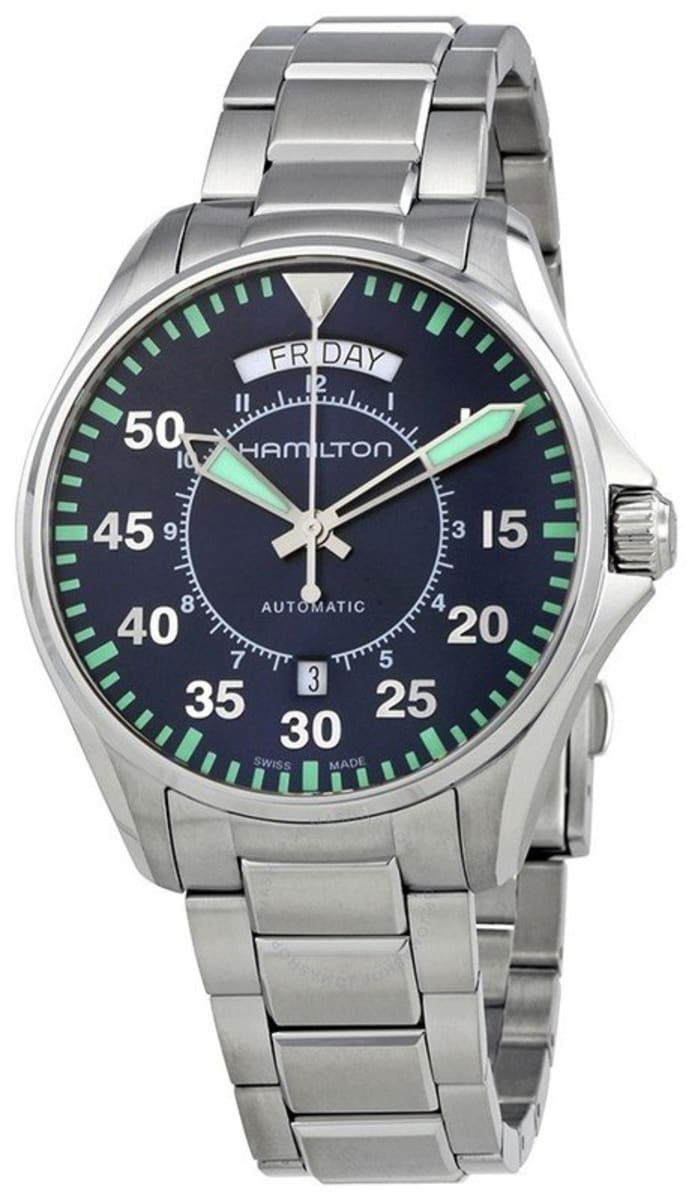 Купить Часы Hamilton Pilot Day Date Quartz