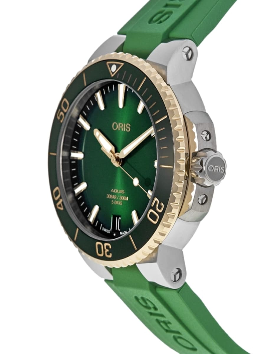Oris green watch sales