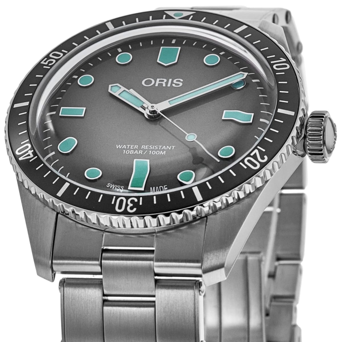 Oris Divers Sixty-Five Automatic Grey Dial Steel Men's Watch
