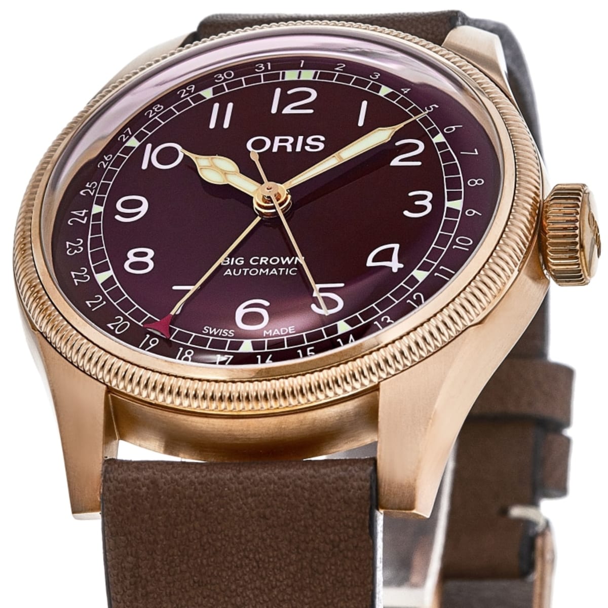 Leather strap brown - Watches - 07 5 20 58BR - Oris. Swiss Watches