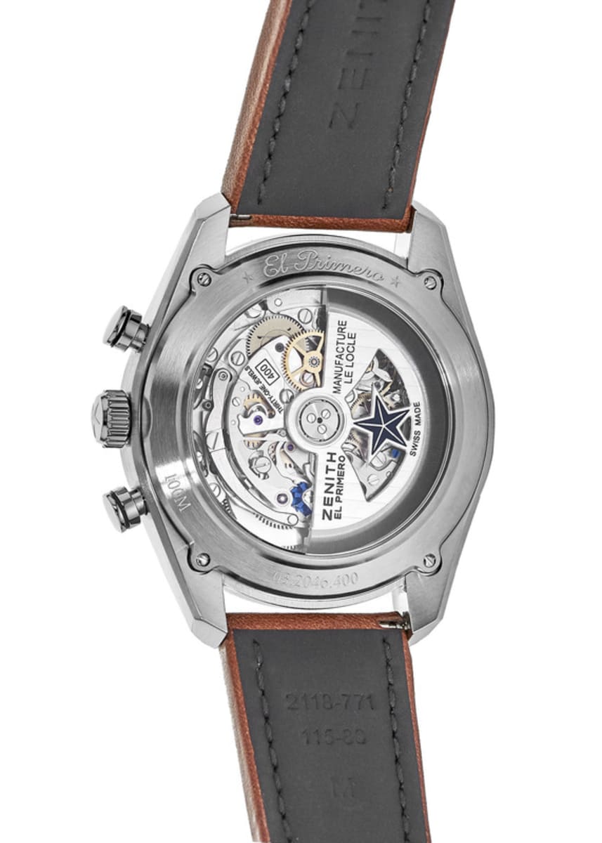 Zenith El Primero 36'000 VpH Grey Chronograph Dial Brown Zenith El Primero 36'000 VpH Grey Chronograph Dial Brown