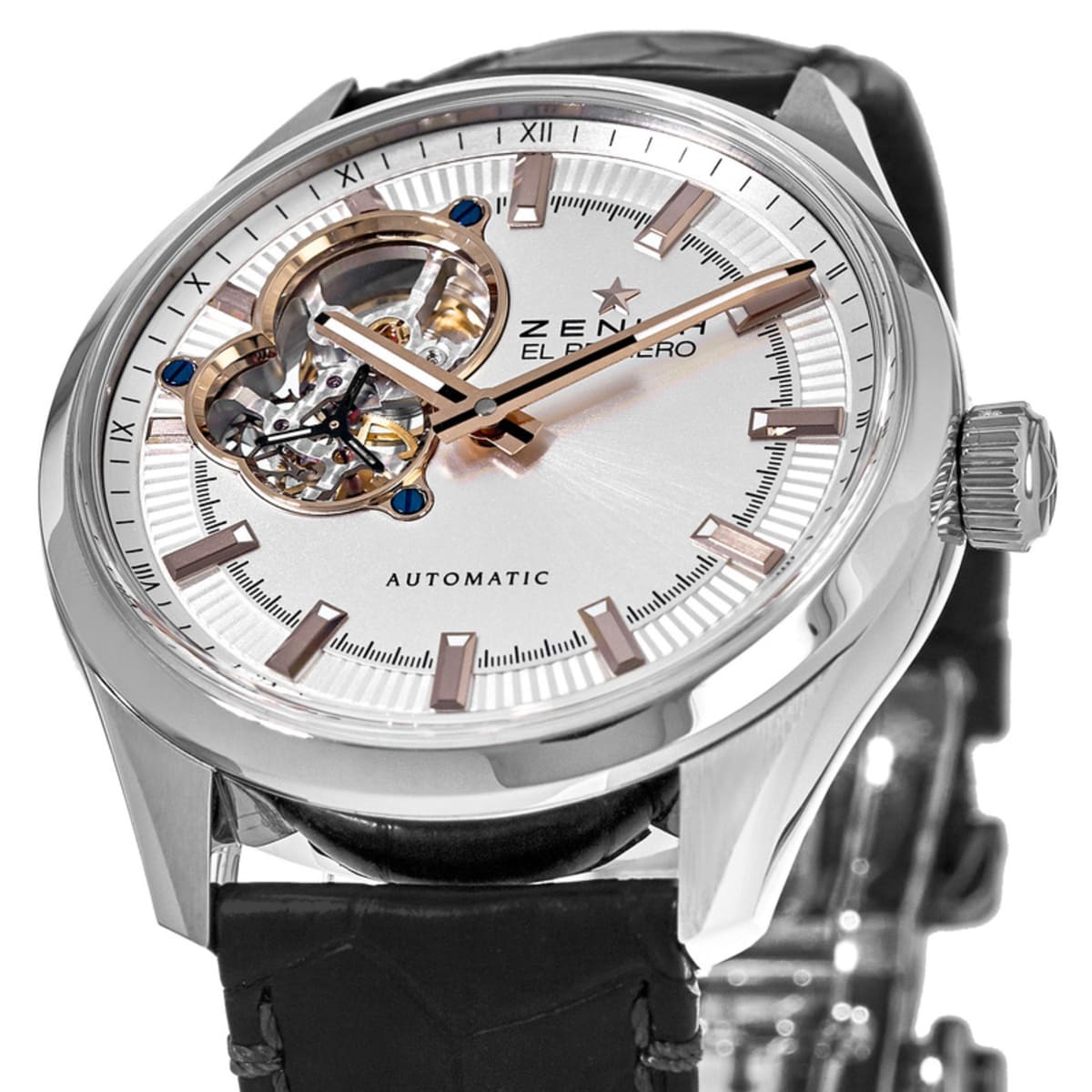 Zenith El Primero Synopsis 40mm Silver Dial Automatic Men's Zenith El Primero Synopsis 40mm Silver Dial Automatic Men's
